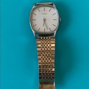 Timed gold watch
